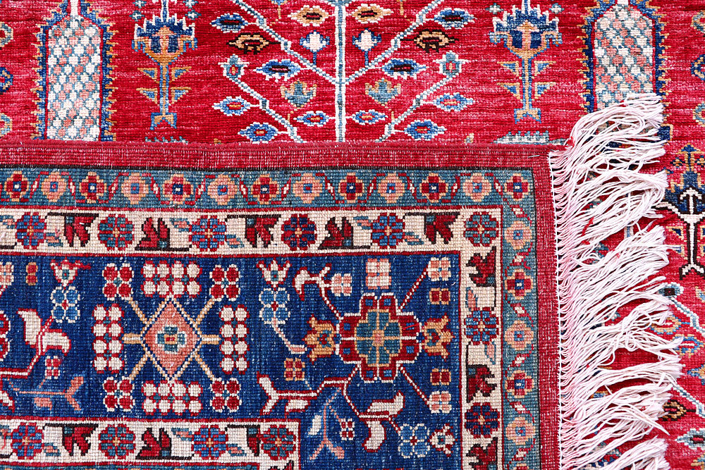 Firebrick Kazak 8' 2 x 9' 8 - No. 57221 - ALRUG Rug Store