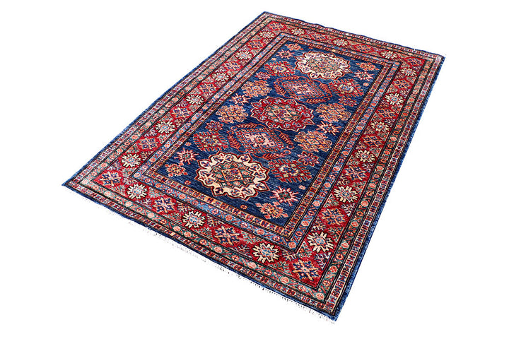 Dark Blue Kazak 4' x 5' 10 - No. 57222 - ALRUG Rug Store