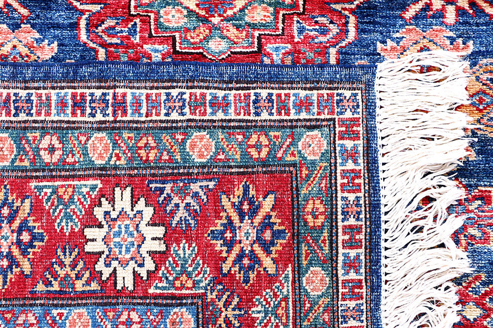 Dark Blue Kazak 4' x 5' 10 - No. 57222 - ALRUG Rug Store