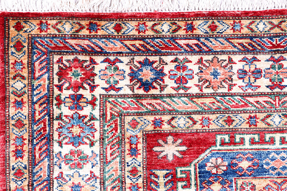 Firebrick Kazak 3' 11 x 5' 10 - No. 57223 - ALRUG Rug Store