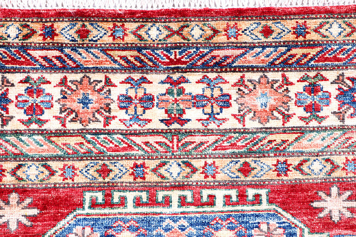Firebrick Kazak 3' 11 x 5' 10 - No. 57223 - ALRUG Rug Store