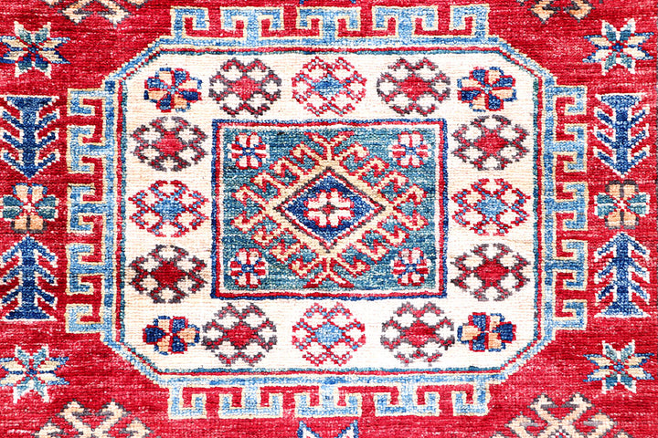 Firebrick Kazak 3' 11 x 5' 10 - No. 57223 - ALRUG Rug Store