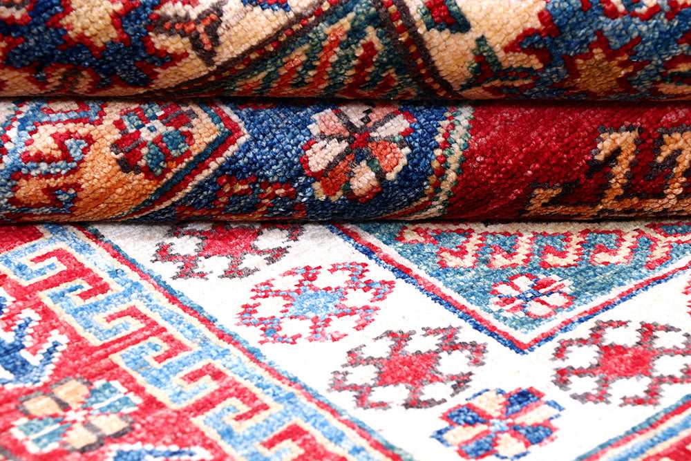 Firebrick Kazak 3' 11 x 5' 10 - No. 57223 - ALRUG Rug Store