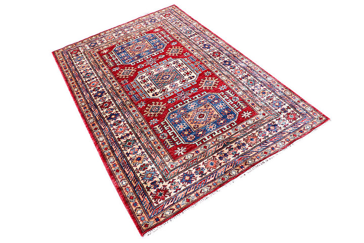 Firebrick Kazak 3' 11 x 5' 10 - No. 57223 - ALRUG Rug Store