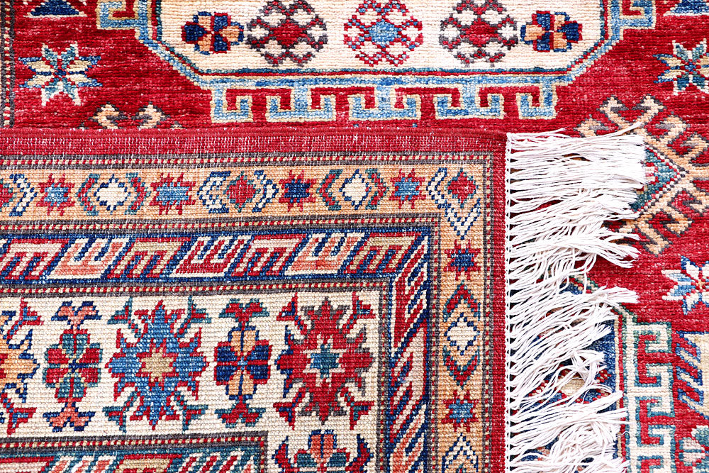 Firebrick Kazak 3' 11 x 5' 10 - No. 57223 - ALRUG Rug Store