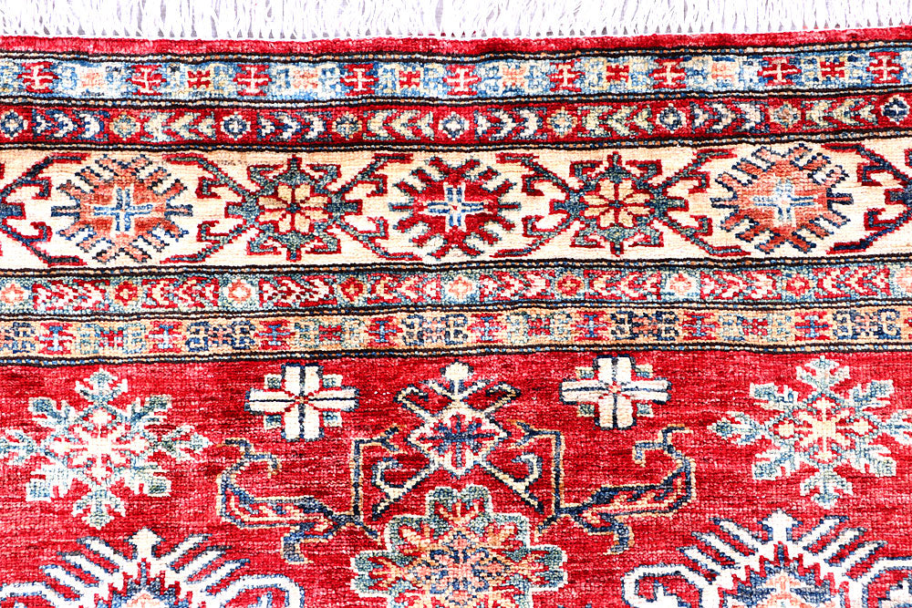 Firebrick Kazak 3' 11 x 5' 9 - No. 57227 - ALRUG Rug Store