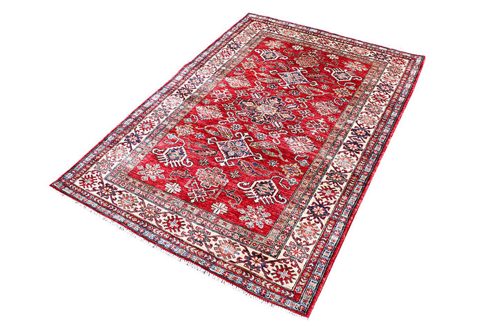 Firebrick Kazak 3' 11 x 5' 9 - No. 57227 - ALRUG Rug Store