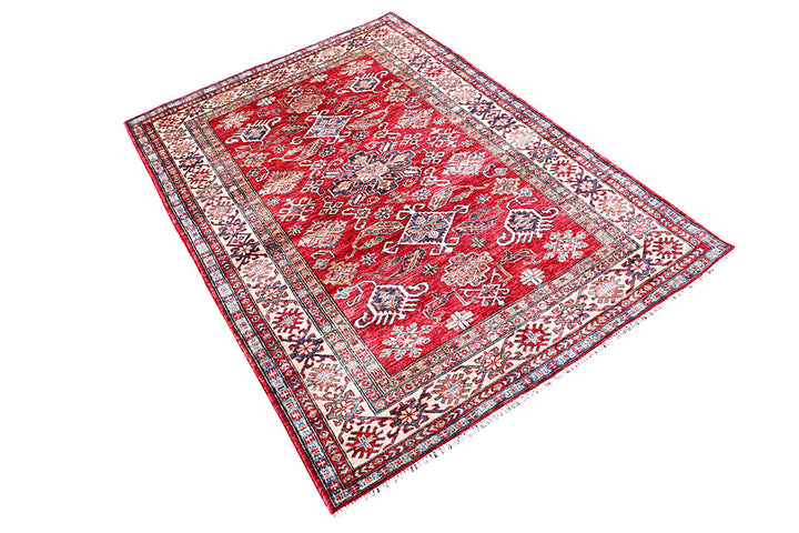 Firebrick Kazak 3' 11 x 5' 9 - No. 57227 - ALRUG Rug Store