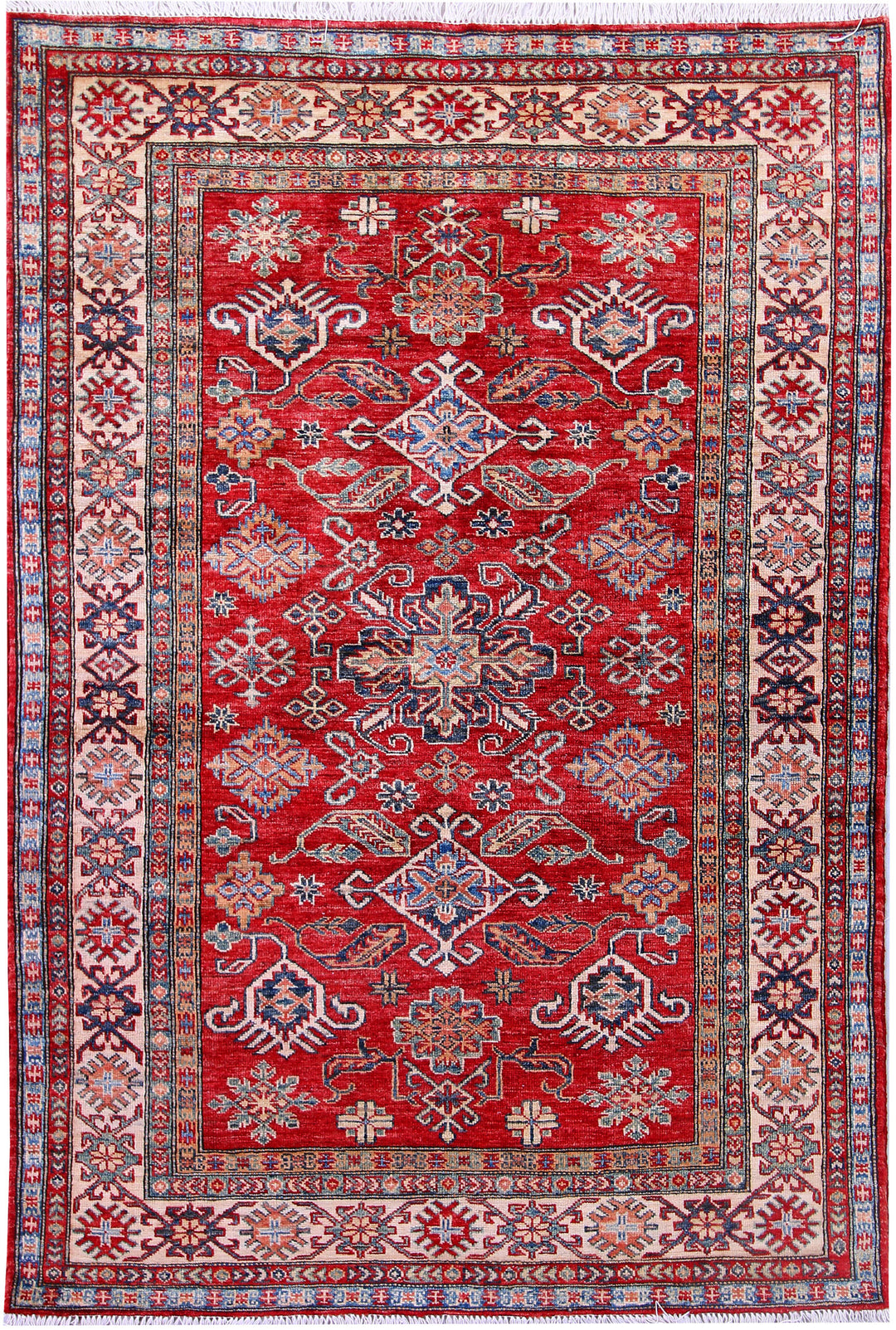 Firebrick Kazak 3' 11 x 5' 9 - No. 57227 - ALRUG Rug Store