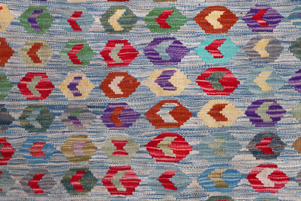 Multi Colored Kilim 5' 2 x 8' 2 - No. 57228 - ALRUG Rug Store