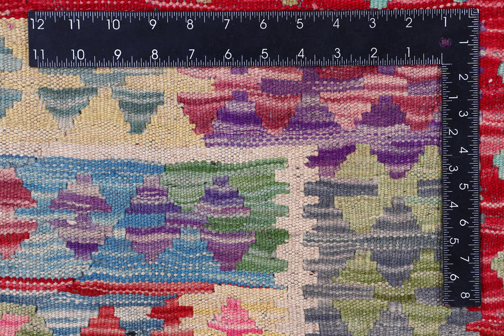 Multi Colored Kilim 5' 2 x 8' 2 - No. 57228 - ALRUG Rug Store