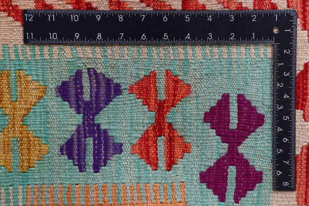 Multi Colored Kilim 5' 8 x 8' 6 - No. 57229 - ALRUG Rug Store