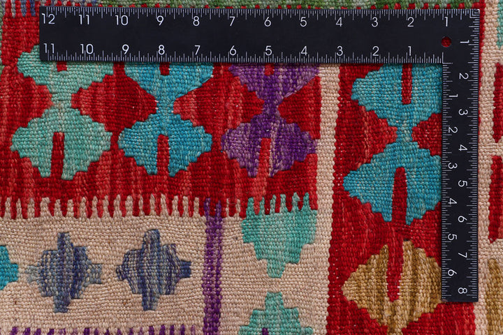 Multi Colored Kilim 5' 10 x 8' 2 - No. 57230 - ALRUG Rug Store