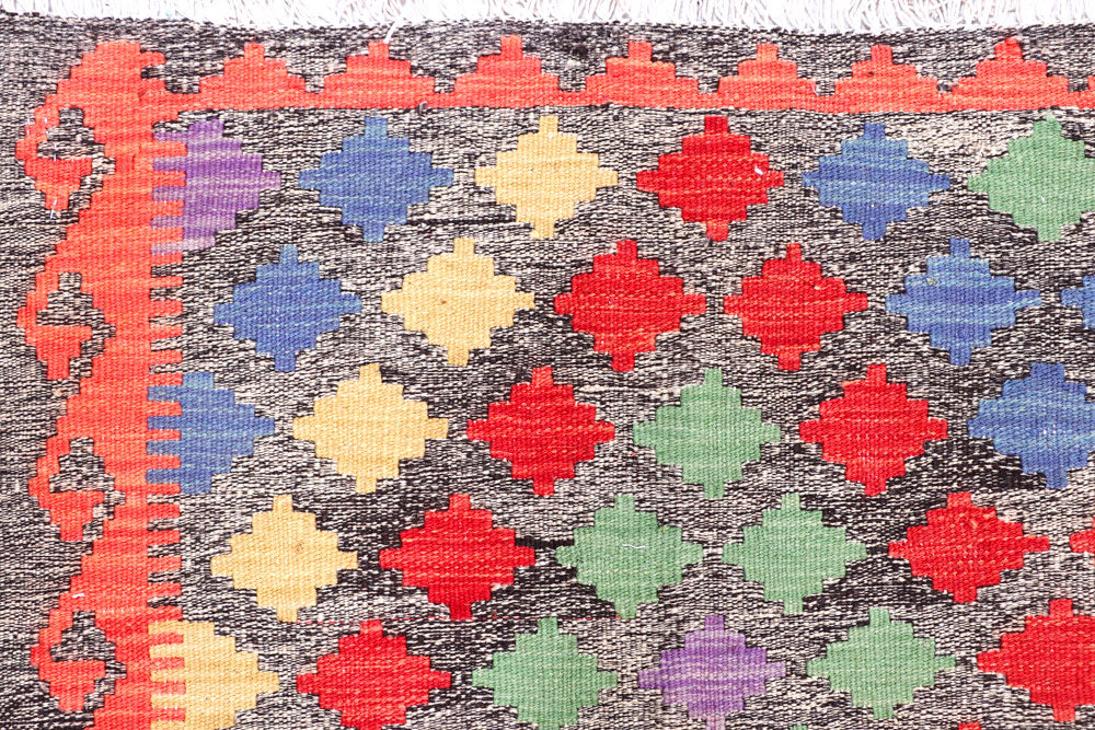 Multi Colored Kilim 5' 2 x 7' 10 - No. 57231 - ALRUG Rug Store