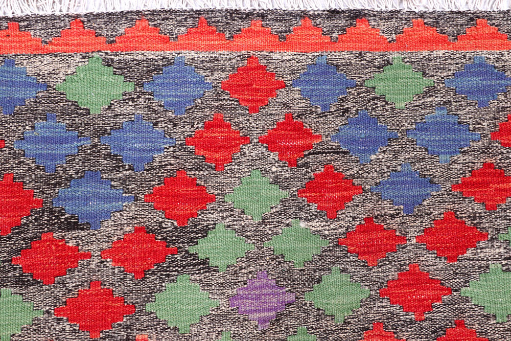 Multi Colored Kilim 5' 2 x 7' 10 - No. 57231 - ALRUG Rug Store