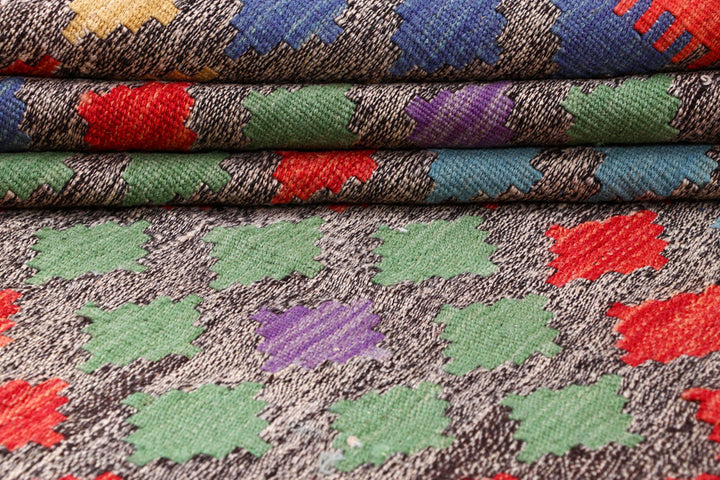 Multi Colored Kilim 5' 2 x 7' 10 - No. 57231 - ALRUG Rug Store