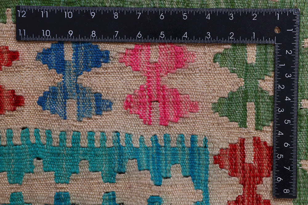 Multi Colored Kilim 5' 6 x 7' 10 - No. 57232 - ALRUG Rug Store