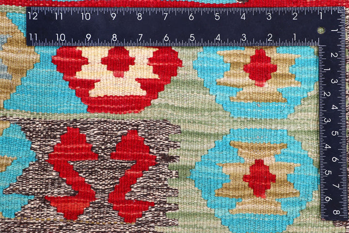 Multi Colored Kilim 5' 9 x 8' 4 - No. 57234 - ALRUG Rug Store
