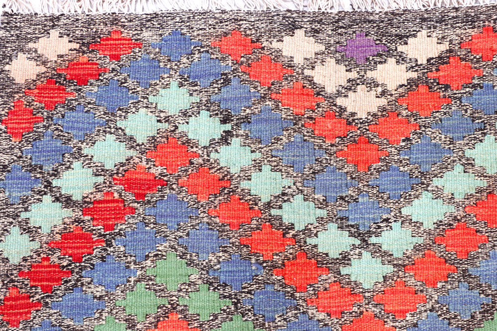 Multi Colored Kilim 5' 8 x 7' 9 - No. 57235 - ALRUG Rug Store