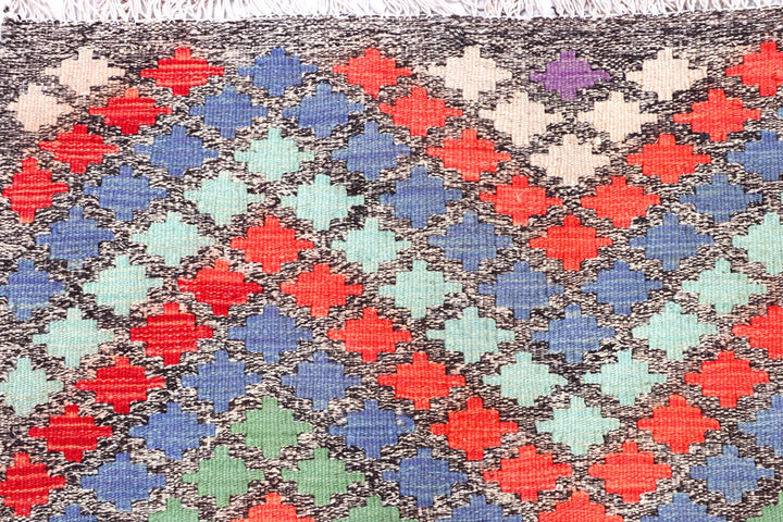 Multi Colored Kilim 5' 8 x 7' 9 - No. 57235 - ALRUG Rug Store