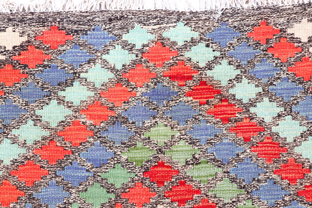 Multi Colored Kilim 5' 8 x 7' 9 - No. 57235 - ALRUG Rug Store