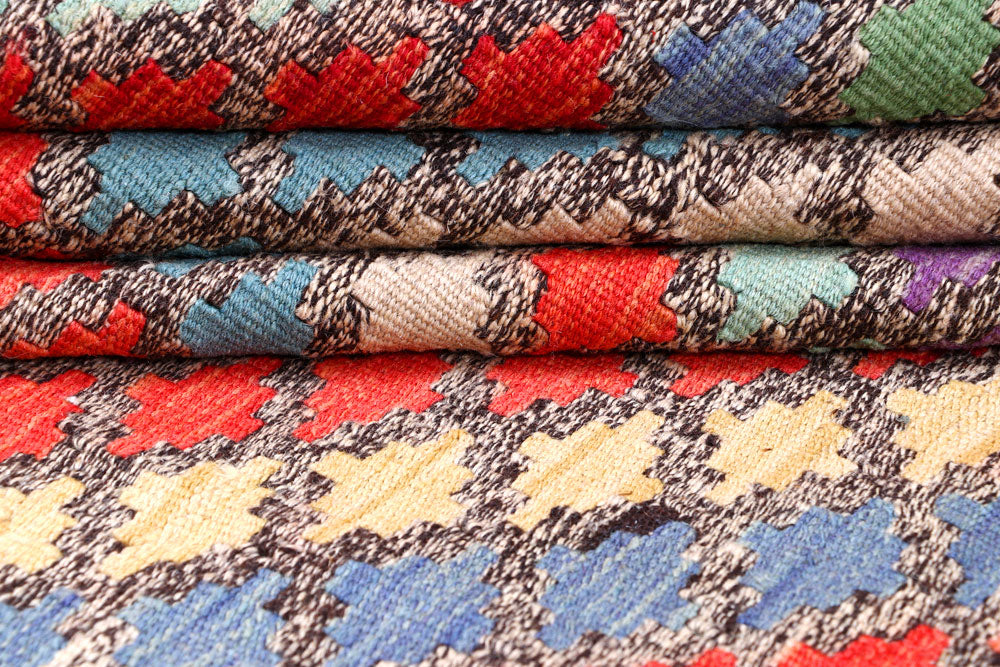 Multi Colored Kilim 5' 8 x 7' 9 - No. 57235 - ALRUG Rug Store