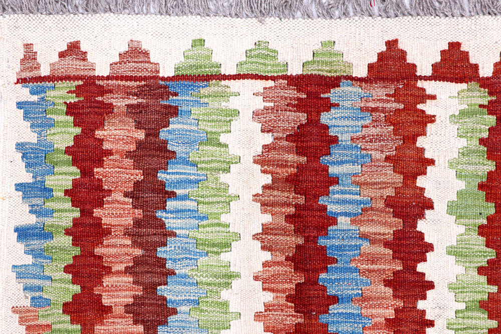 Multi Colored Kilim 5' 5 x 8' - No. 57237 - ALRUG Rug Store