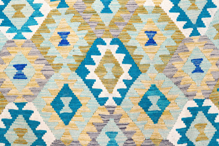 Multi Colored Kilim 5' 9 x 8' 1 - No. 57238 - ALRUG Rug Store