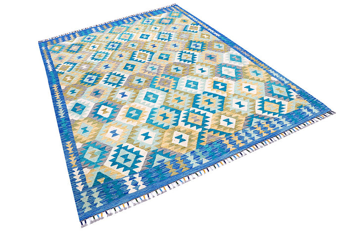 Multi Colored Kilim 5' 9 x 8' 1 - No. 57238 - ALRUG Rug Store