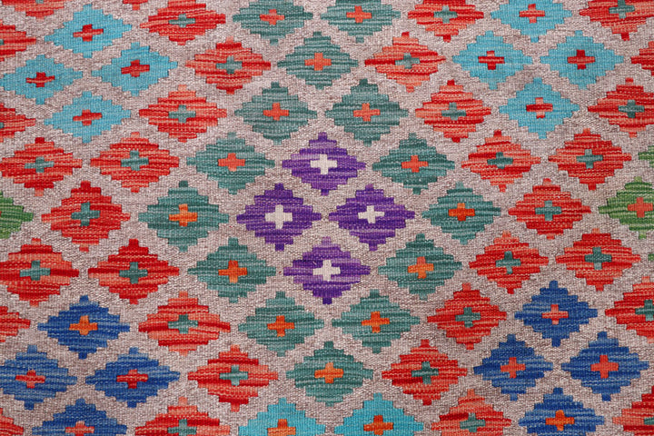 Multi Colored Kilim 5' 9 x 7' 10 - No. 57239 - ALRUG Rug Store