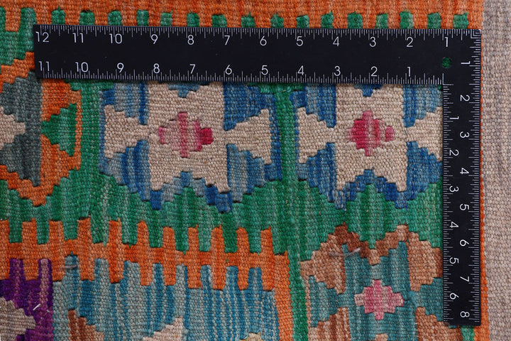 Multi Colored Kilim 5' 10 x 8' 2 - No. 57240 - ALRUG Rug Store