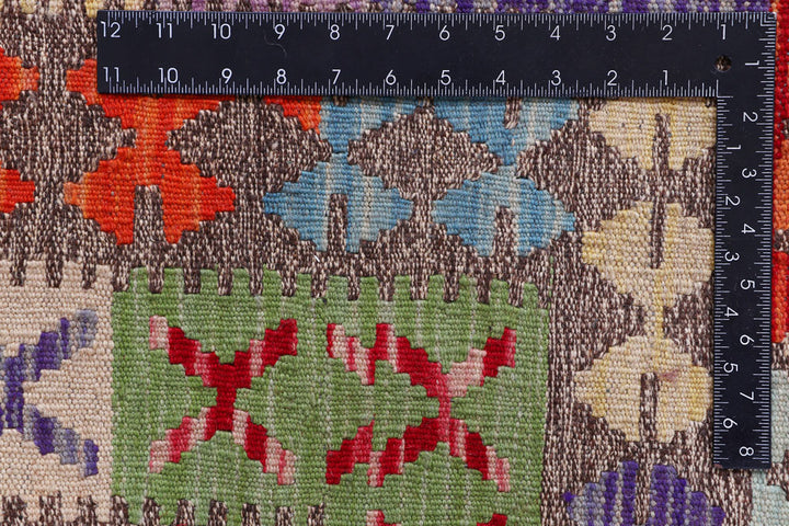 Multi Colored Kilim 4' 11 x 8' 3 - No. 57241 - ALRUG Rug Store