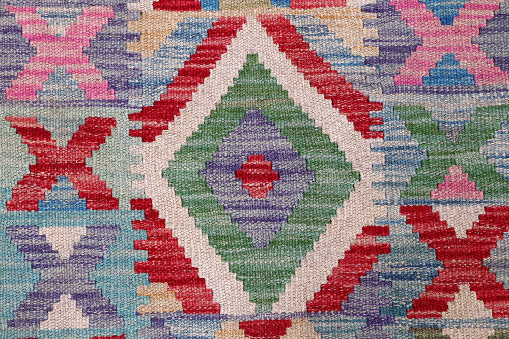 Multi Colored Kilim 5' 7 x 7' 6 - No. 57242 - ALRUG Rug Store