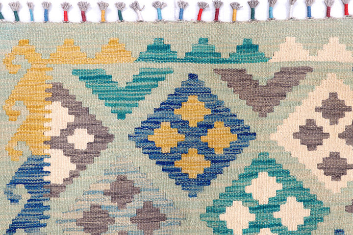 Multi Colored Kilim 5' 8 x 7' 10 - No. 57243 - ALRUG Rug Store