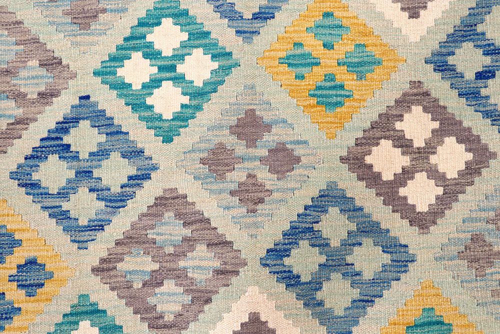 Multi Colored Kilim 5' 8 x 7' 10 - No. 57243 - ALRUG Rug Store