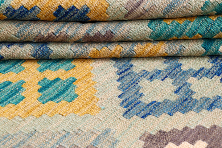 Multi Colored Kilim 5' 8 x 7' 10 - No. 57243 - ALRUG Rug Store