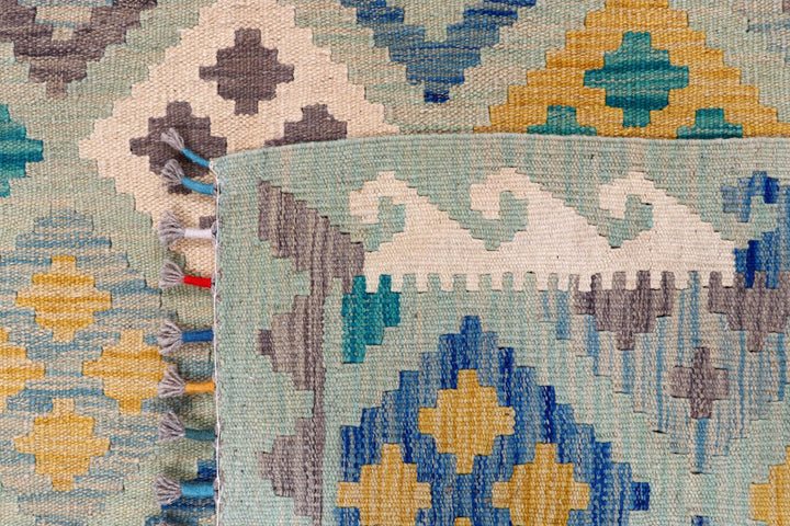 Multi Colored Kilim 5' 8 x 7' 10 - No. 57243 - ALRUG Rug Store