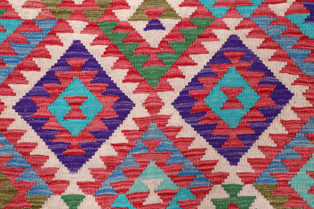 Multi Colored Kilim 5' 9 x 8' - No. 57245 - ALRUG Rug Store