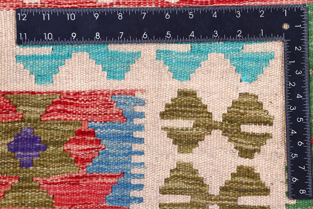 Multi Colored Kilim 5' 9 x 8' - No. 57245 - ALRUG Rug Store