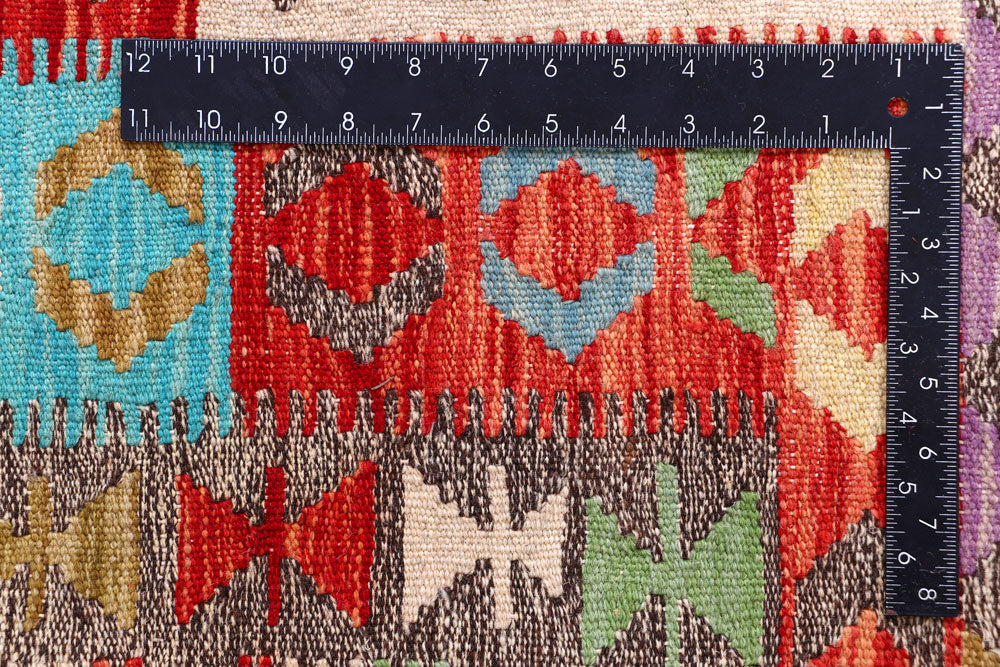 Multi Colored Kilim 5' 9 x 7' 9 - No. 57246 - ALRUG Rug Store