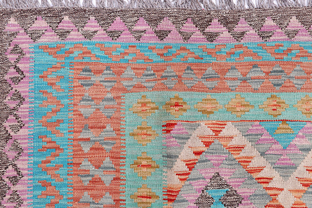 Multi Colored Kilim 5' 9 x 7' 8 - No. 57248 - ALRUG Rug Store