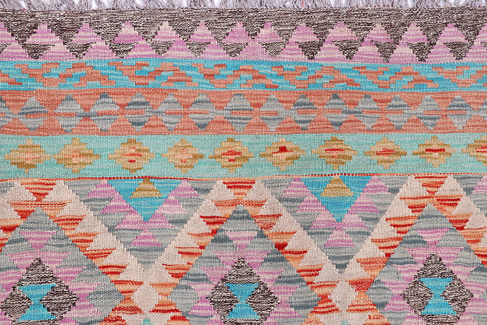 Multi Colored Kilim 5' 9 x 7' 8 - No. 57248 - ALRUG Rug Store