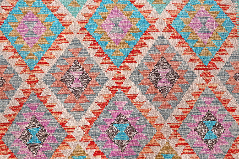 Multi Colored Kilim 5' 9 x 7' 8 - No. 57248 - ALRUG Rug Store