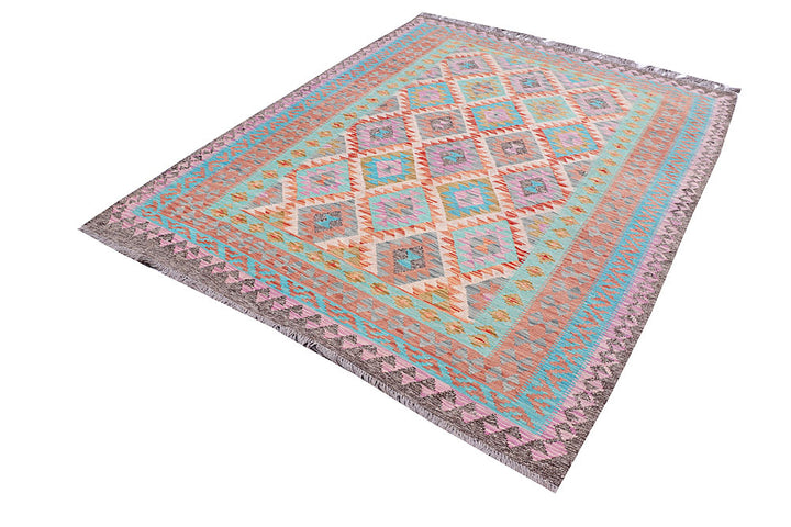 Multi Colored Kilim 5' 9 x 7' 8 - No. 57248 - ALRUG Rug Store