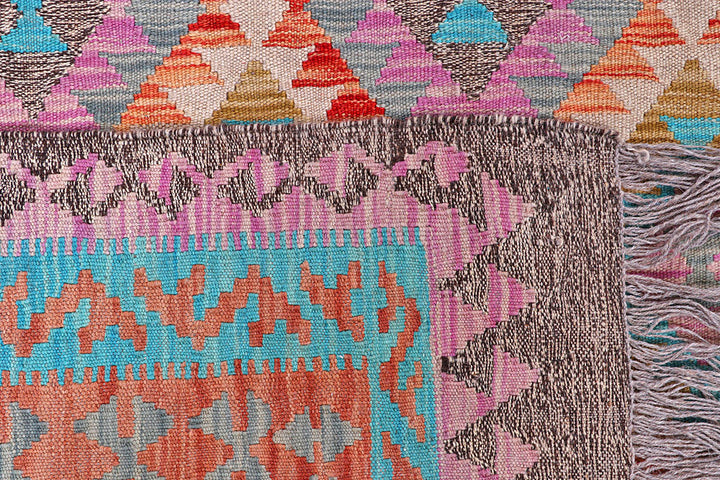 Multi Colored Kilim 5' 9 x 7' 8 - No. 57248 - ALRUG Rug Store