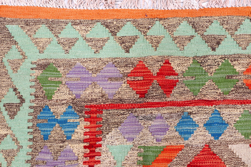 Multi Colored Kilim 5' 8 x 7' 8 - No. 57250 - ALRUG Rug Store