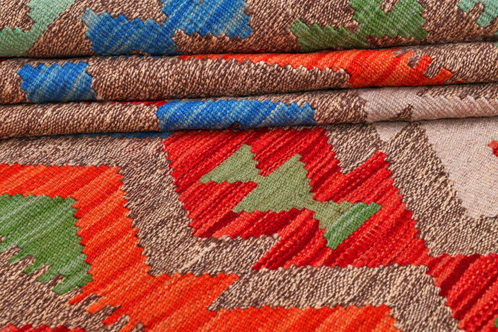 Multi Colored Kilim 5' 8 x 7' 8 - No. 57250 - ALRUG Rug Store