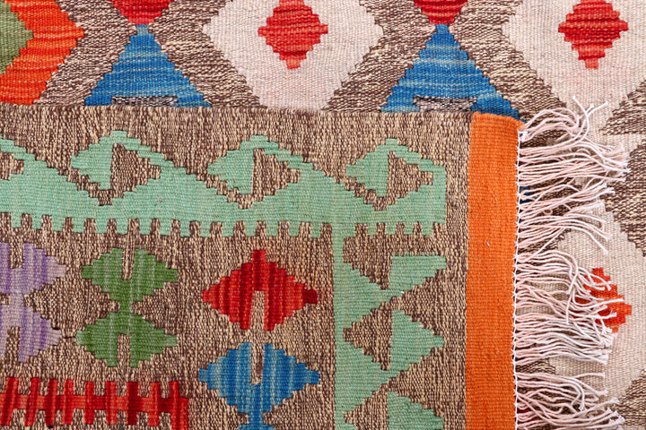 Multi Colored Kilim 5' 8 x 7' 8 - No. 57250 - ALRUG Rug Store