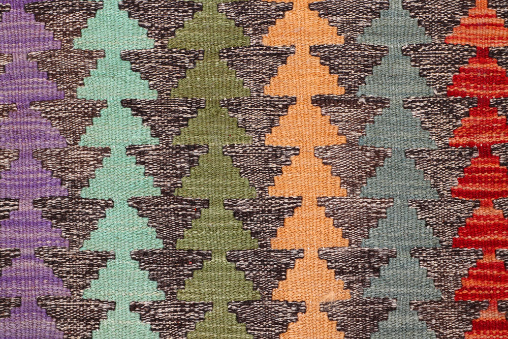 Multi Colored Kilim 5' 7 x 7' 8 - No. 57252 - ALRUG Rug Store