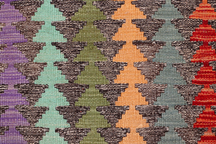 Multi Colored Kilim 5' 7 x 7' 8 - No. 57252 - ALRUG Rug Store